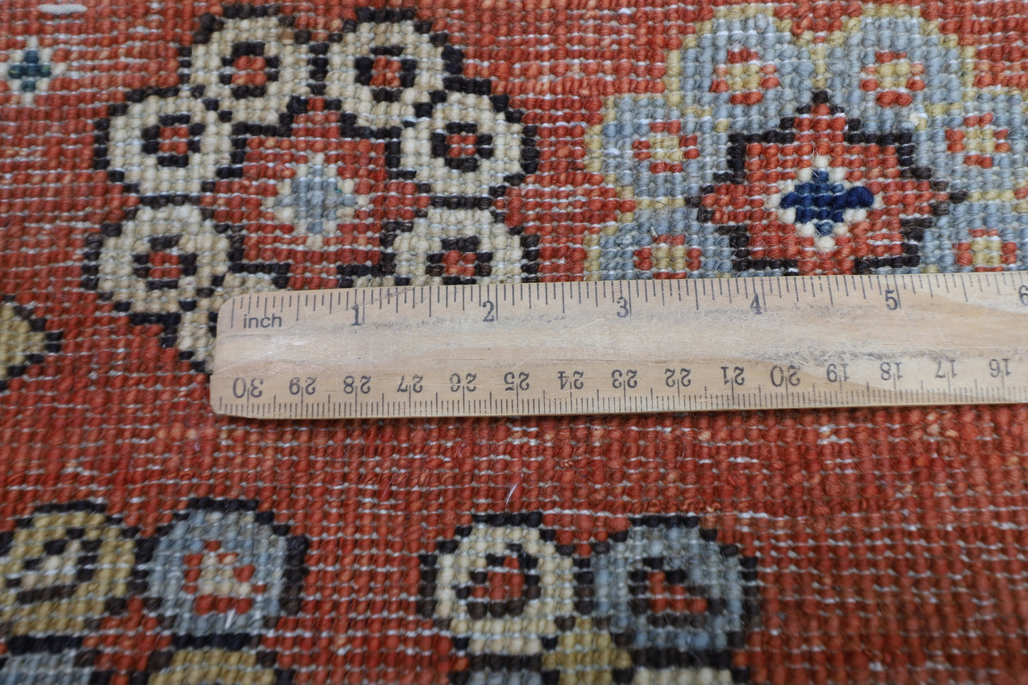 92 x 146 cm | Oriental Heriz Area Rug Afghan Hand Knotted Veg dye Wool carpet