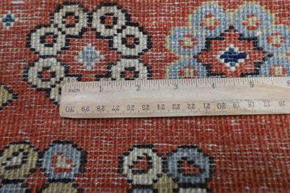 92 x 146 cm | Oriental Heriz Area Rug Afghan Hand Knotted Veg dye Wool carpet
