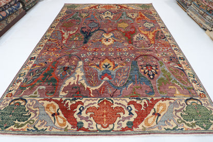 276 x 360 cm | Kawros Design Hand Knotted Wool Afghan Carpet