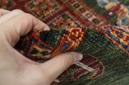 102 x 152 cm | Pazyryk Afghan Tribal Hand Knotted Veg Dye Wool Carpet