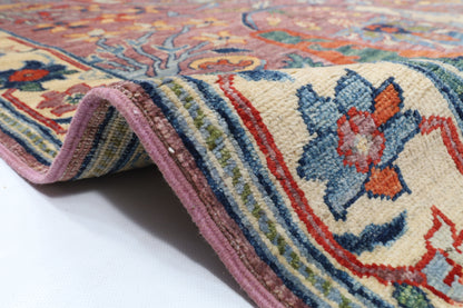 276 x 360 cm | Kawros Design Hand Knotted Wool Afghan Carpet