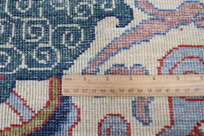 276 x 360 cm | Kawros Design Hand Knotted Wool Afghan Carpet