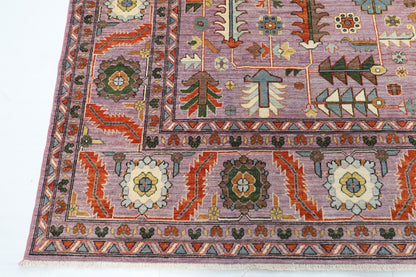 311 x 422 cm | Bidjar Dark Pinky Design Hand Knotted Wool Afghan Carpet