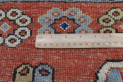 93 x 148 cm | Oriental Heriz Area Rug Afghan Hand Knotted Veg dye Wool carpet