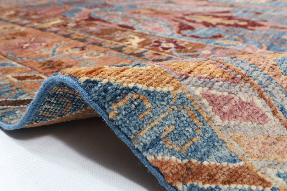 306 x 394 cm | Kawros Design Hand Knotted Wool Afghan Carpet