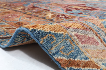 306 x 394 cm | Kawros Design Hand Knotted Wool Afghan Carpet