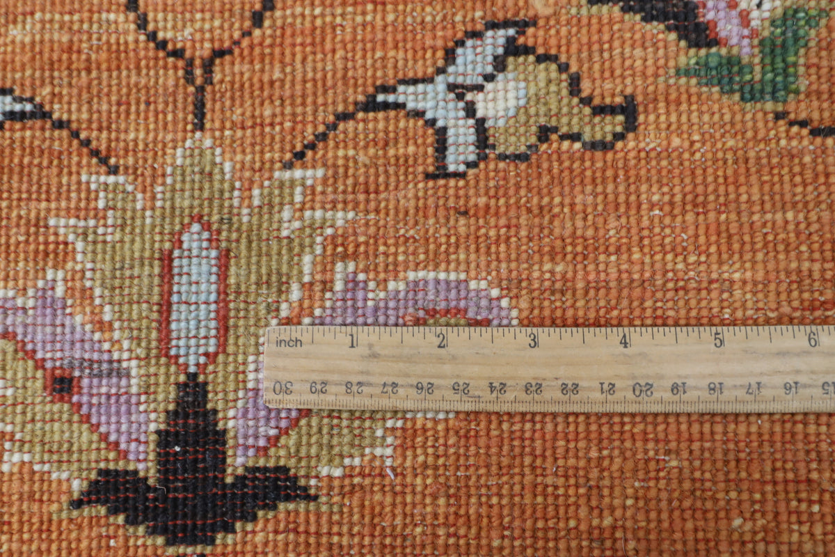 305 x 415 cm | Suzani Floral Design Hand Knotted Wool Afghan Carpet