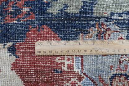 94 x 144 cm | Abstract Afghan Tribal Hand Knotted Veg Dye Wool Carpet