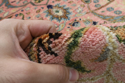 313 x 422 cm | Bidjar Pink Design Hand Knotted Wool Afghan Carpet