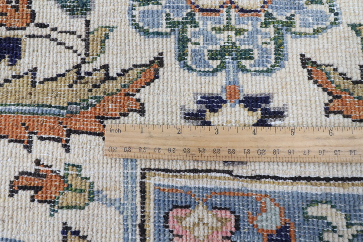 313 x 422 cm | Bidjar Pink Design Hand Knotted Wool Afghan Carpet