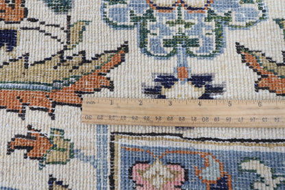 313 x 422 cm | Bidjar Pink Design Hand Knotted Wool Afghan Carpet