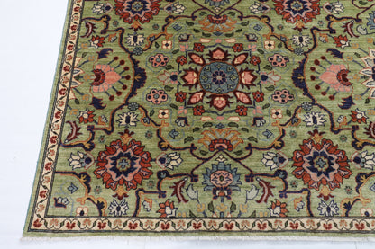 305 x 433 cm | Suzani Floral Design Hand Knotted Wool Afghan Carpet