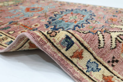 70 x 169 cm | Hallway Tribal Green Rug Afghan Hand Knotted Veg dye Wool carpet