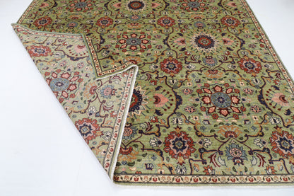 305 x 433 cm | Suzani Floral Design Hand Knotted Wool Afghan Carpet