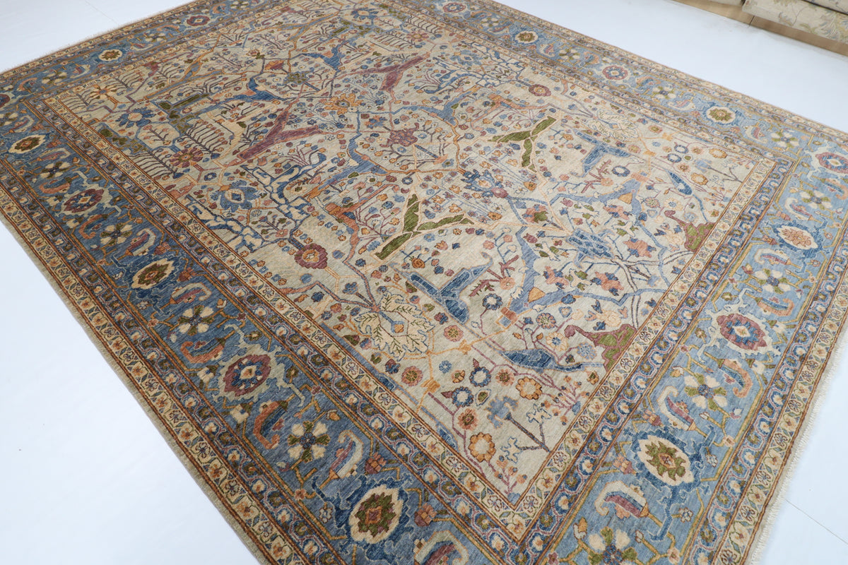 278 x 363 cm | Bidjar Design Hand Knotted Wool Afghan Carpet