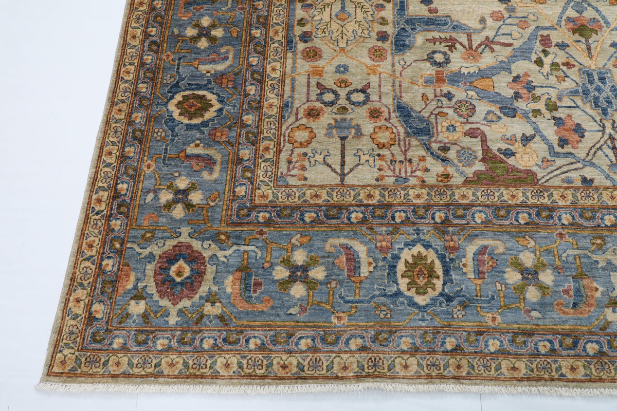 278 x 363 cm | Bidjar Design Hand Knotted Wool Afghan Carpet