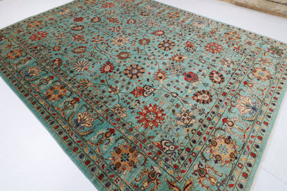 273 x 364 cm | Sultani Design Hand Knotted Wool Afghan Carpet