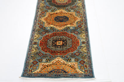 83 x 488 cm | Hallway Tribal Mamluk Rug Afghan Hand Knotted Veg dye Wool carpet