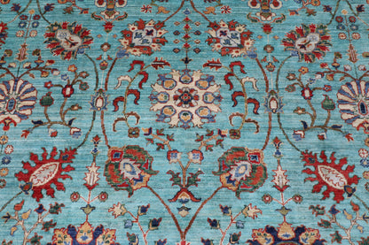 273 x 364 cm | Sultani Design Hand Knotted Wool Afghan Carpet