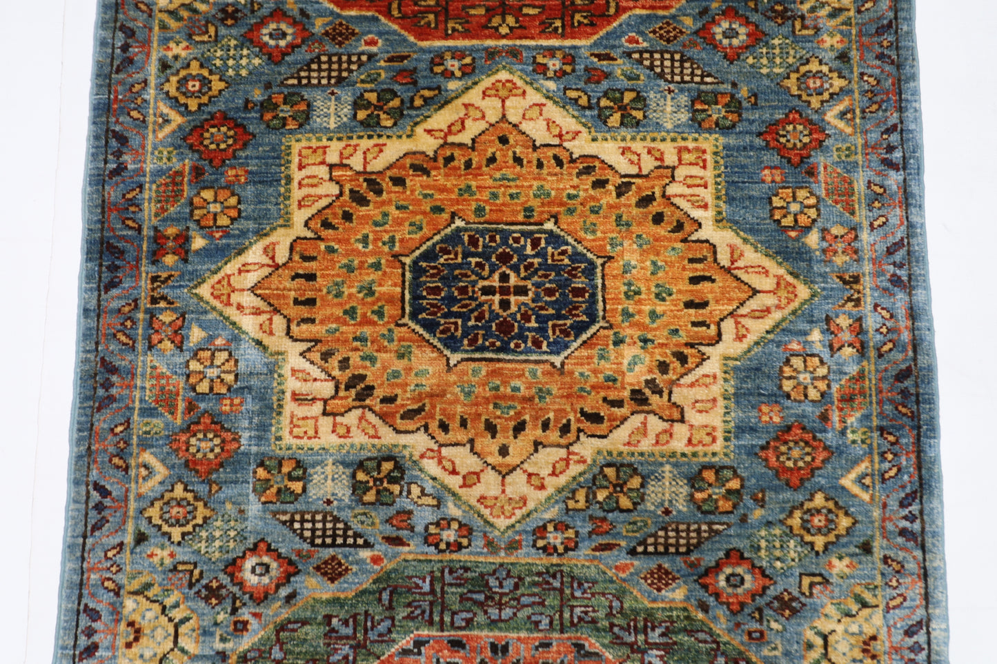 83 x 488 cm | Hallway Tribal Mamluk Rug Afghan Hand Knotted Veg dye Wool carpet