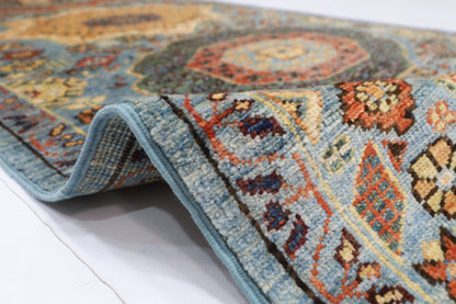 83 x 488 cm | Hallway Tribal Mamluk Rug Afghan Hand Knotted Veg dye Wool carpet