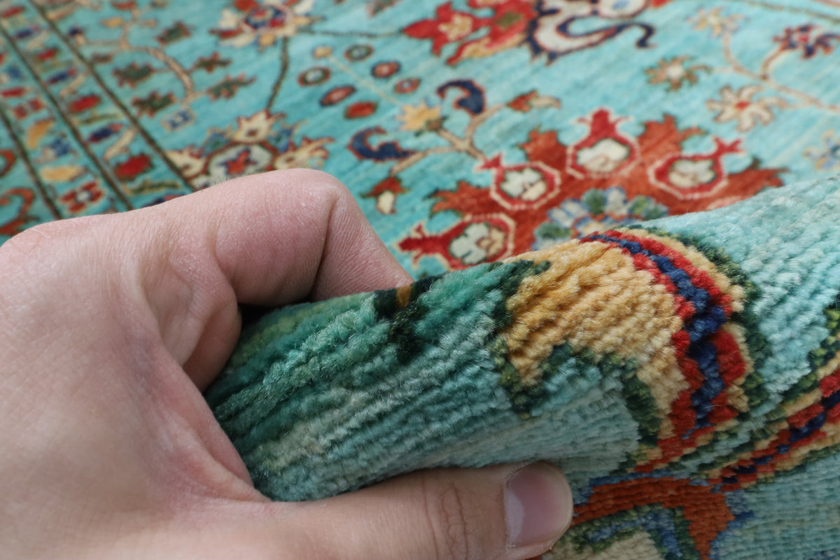 273 x 364 cm | Sultani Design Hand Knotted Wool Afghan Carpet