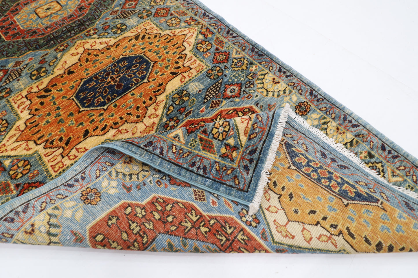 83 x 488 cm | Hallway Tribal Mamluk Rug Afghan Hand Knotted Veg dye Wool carpet