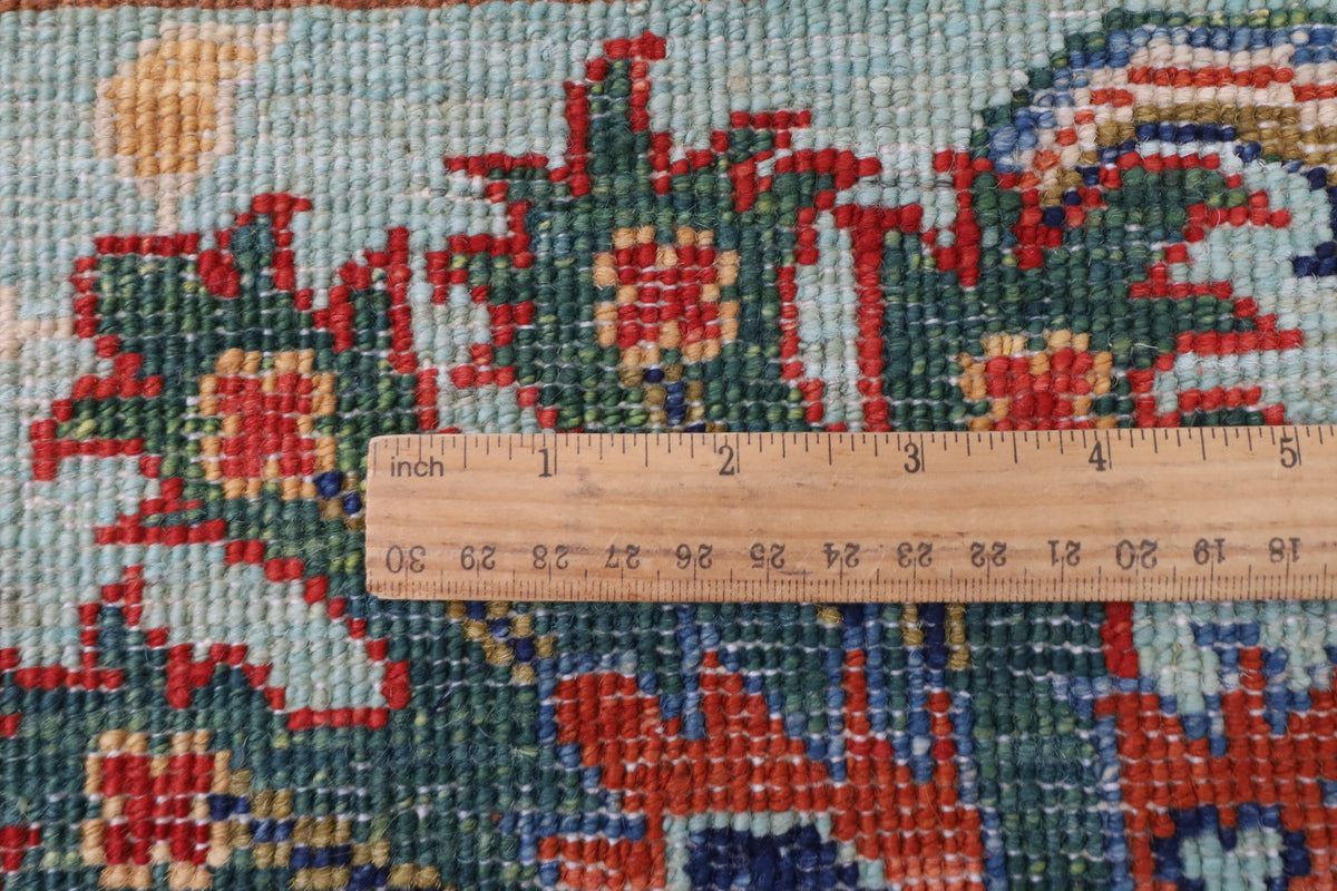 273 x 364 cm | Sultani Design Hand Knotted Wool Afghan Carpet