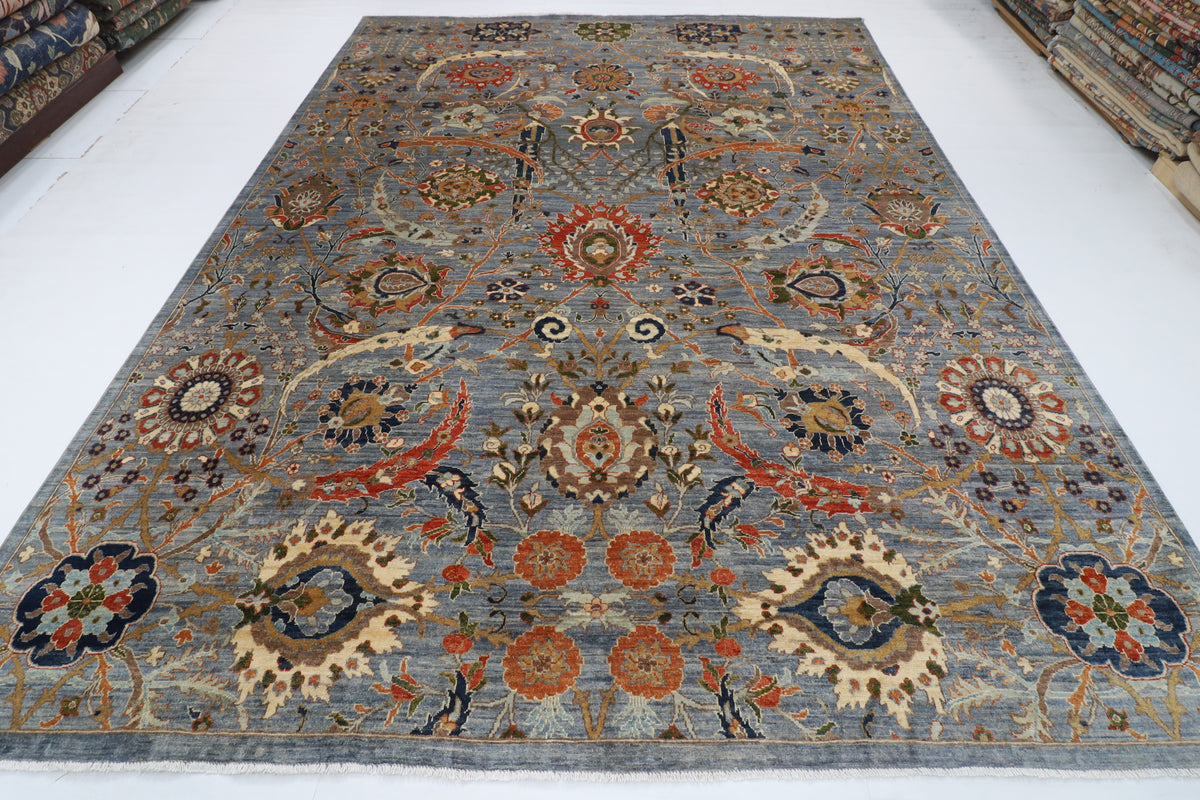 272 x 362 cm | Bidjar Design Hand Knotted Wool Afghan Carpet
