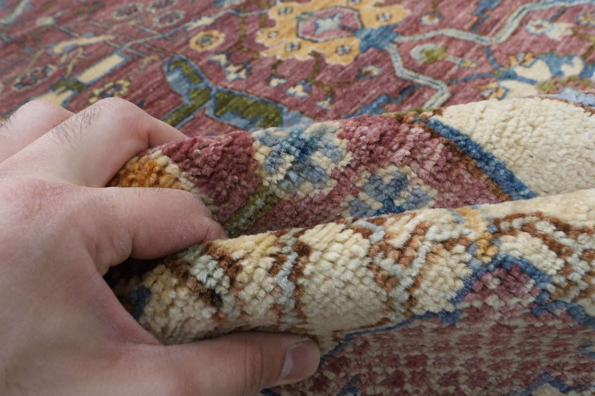 368 x 456 cm | Large Bidjar Design Hand Knotted Wool Afghan Carpet