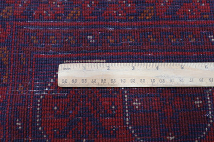 174 x 232 cm | Red Khal Mohammadi Afghan Tribal Hand Knotted Wool Carpet
