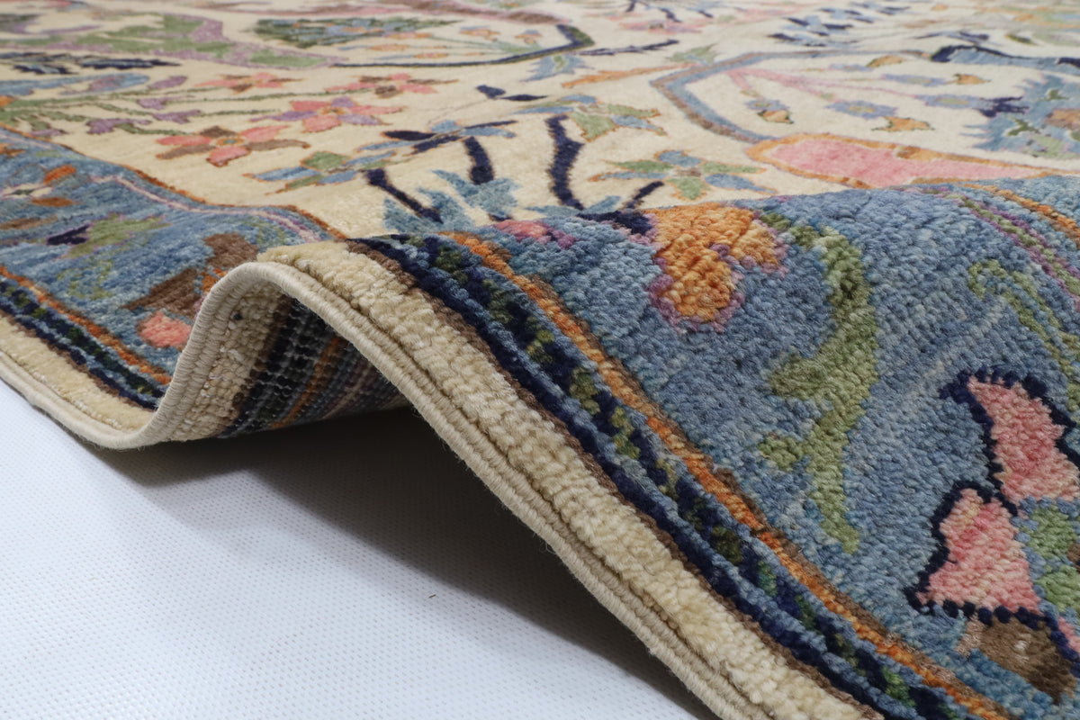 277 x 360 cm | Kowros Design Hand Knotted Wool Afghan Carpet