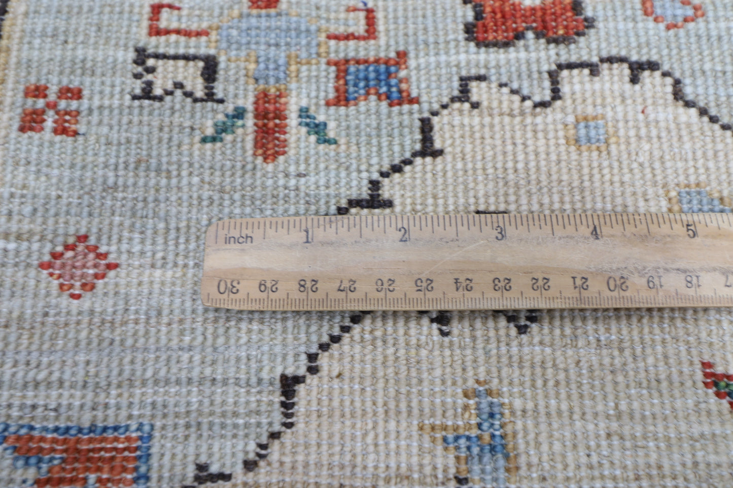 61 x 176 cm | Hallway bidjar Gray Rug Afghan Hand Knotted Veg dye Wool carpet