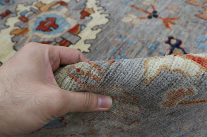 315 x 422 cm | Bidjar Gray Large Area Rug Afghan Hand Knotted Veg Dye Wool carpet