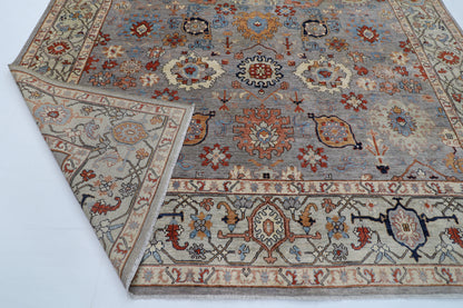 315 x 422 cm | Bidjar Gray Large Area Rug Afghan Hand Knotted Veg Dye Wool carpet