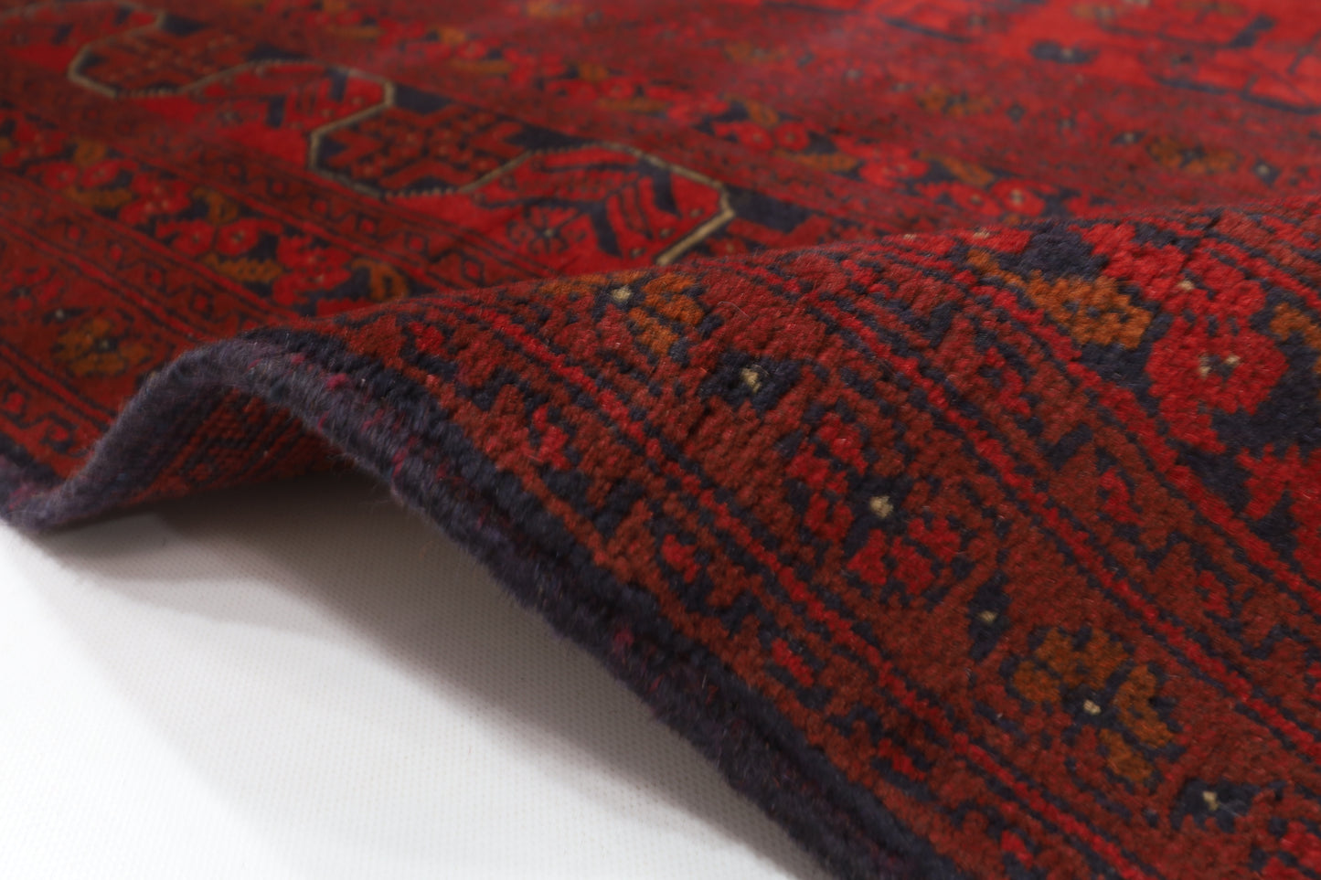 300 x 390 cm | Red Khal Mohammadi Afghan Tribal Hand Knotted Wool Carpet