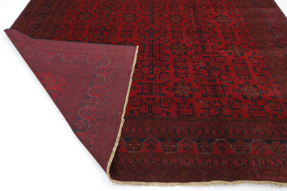 300 x 390 cm | Red Khal Mohammadi Afghan Tribal Hand Knotted Wool Carpet