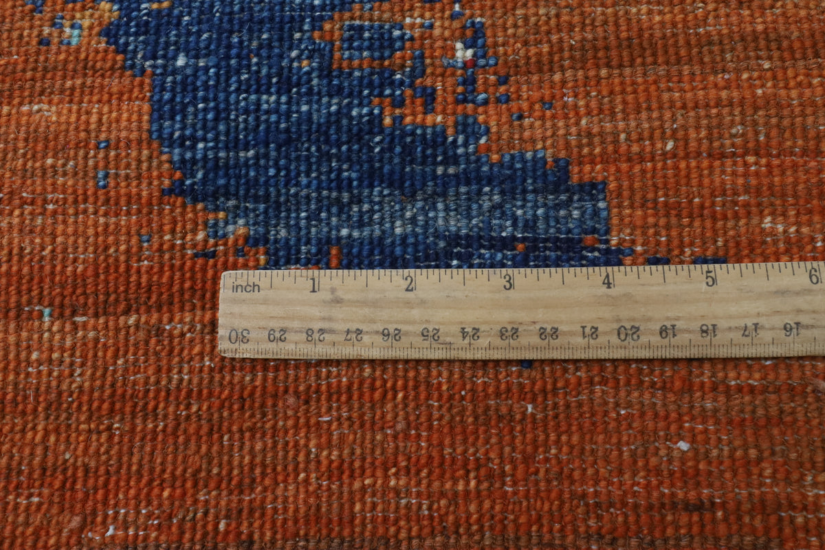 151 x 200 cm | Mamluk Abstract Hand Knotted Wool Afghan Carpet