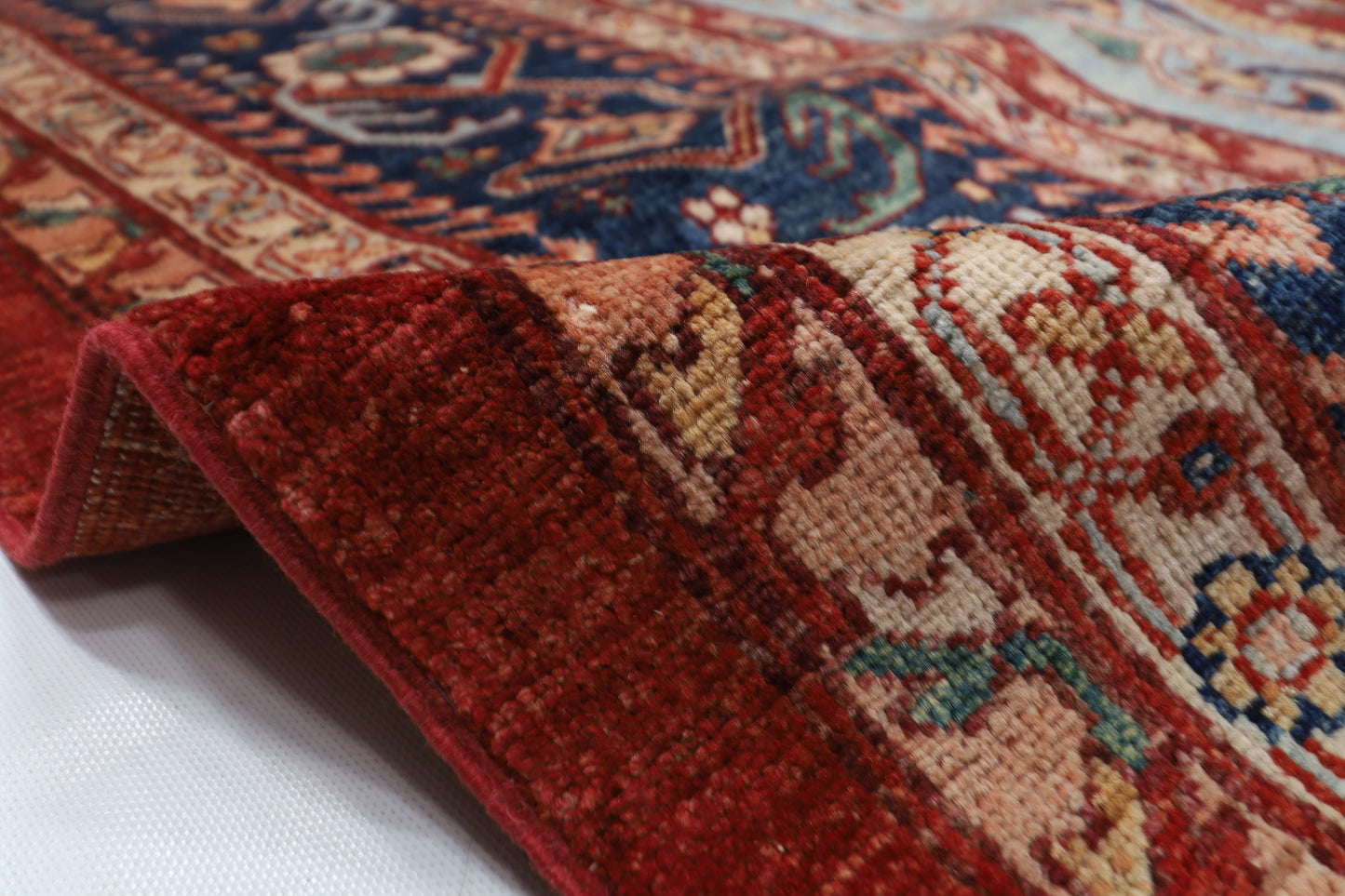 307 x 429 cm | Heriz Red Area Rug Afghan Hand Knotted veg Dye Wool carpet