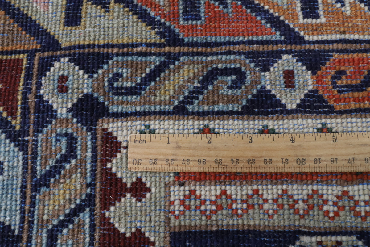 245 × 301 سم | سجادة أفغانية بتصميم كايروس منسوجة يدوياً من صوف مصبوغ طبيعياً