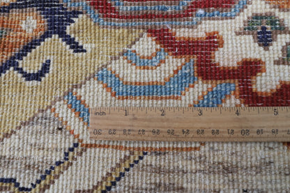 149 x 204 cm | Dragon Hand Knotted Wool Afghan Carpet