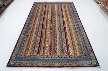 202 x 298 cm | Shall Turkish Design Hand Knotted Wool Afghan Carpet