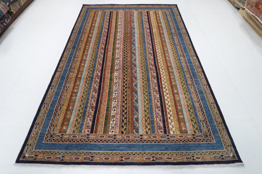 202 x 298 cm | Shall Turkish Design Hand Knotted Wool Afghan Carpet