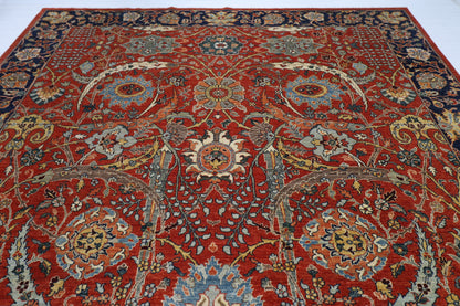 301 x 434 cm | Bidjar red Area Rug Afghan Hand Knotted veg Dye Wool carpet