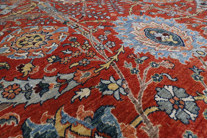 301 x 434 cm | Bidjar red Area Rug Afghan Hand Knotted veg Dye Wool carpet