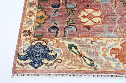 253 x 343 cm | Oriental Kawros Area Rug Afghan Hand Knotted Veg Dye Wool carpet