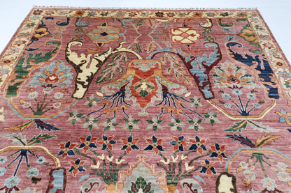 253 x 343 cm | Oriental Kawros Area Rug Afghan Hand Knotted Veg Dye Wool carpet