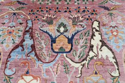 253 x 343 cm | Oriental Kawros Area Rug Afghan Hand Knotted Veg Dye Wool carpet