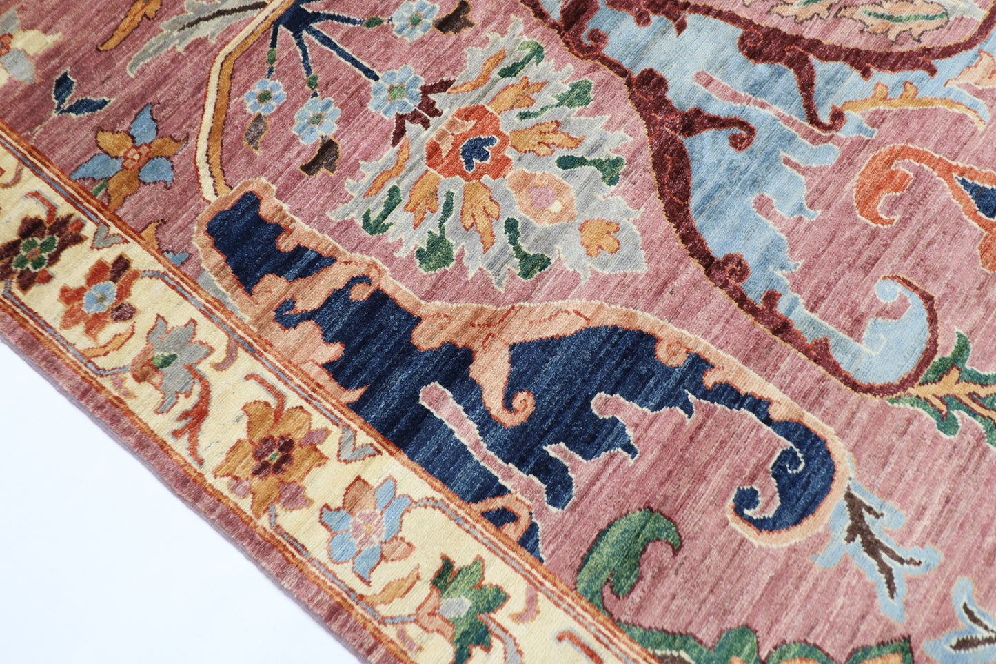 253 x 343 cm | Oriental Kawros Area Rug Afghan Hand Knotted Veg Dye Wool carpet