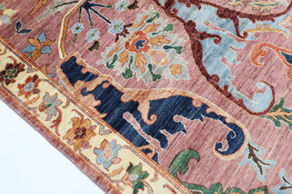 253 x 343 cm | Oriental Kawros Area Rug Afghan Hand Knotted Veg Dye Wool carpet